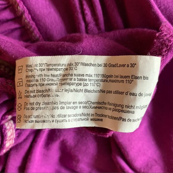 💜 SKUNKFUNK Sleeveless Bubble-Hem magenta Dress – Size 3 (Medium) - Picture 11 of 11